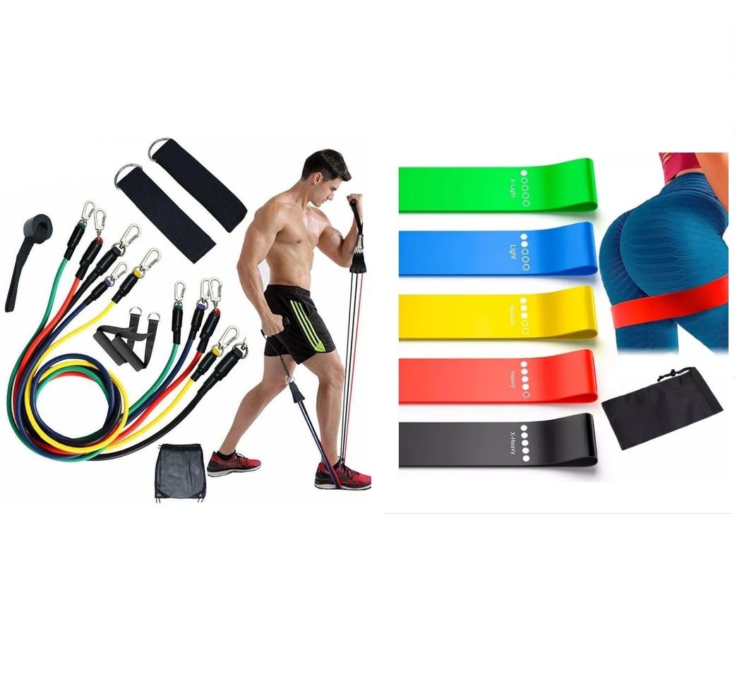 COMBO Fitness 11 piezas anclaje+ banadas